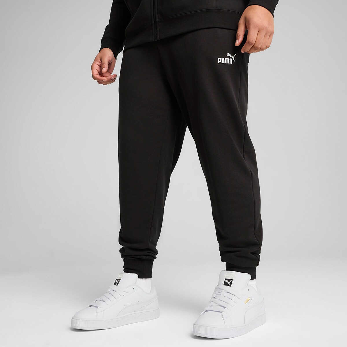 Calças de Homem ESS No. 1 Logo Slim Sweatpants TR cl Preto-5