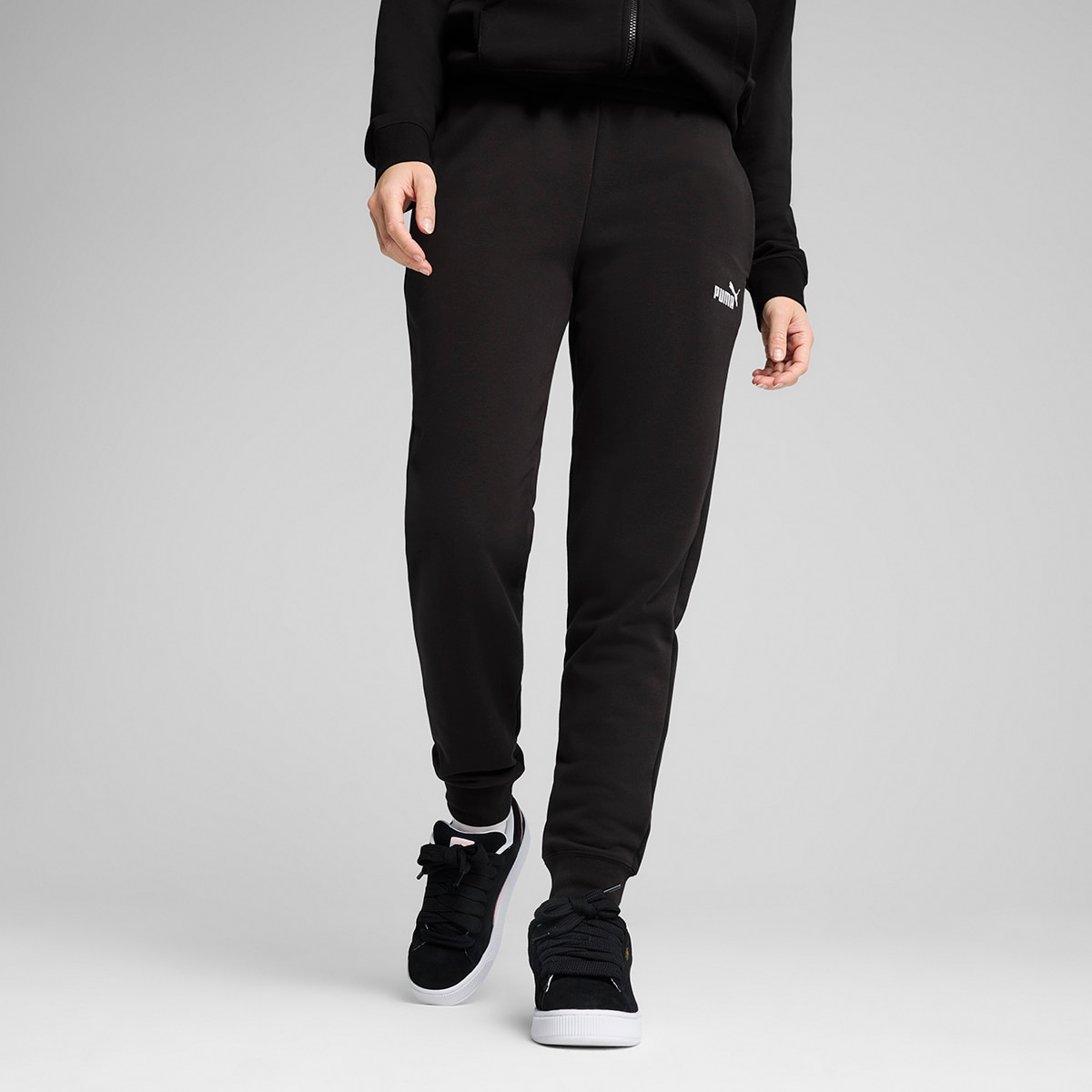 Calças de Mulher ESS Small No. 1 Logo Sweatpants TR cl Preto-4