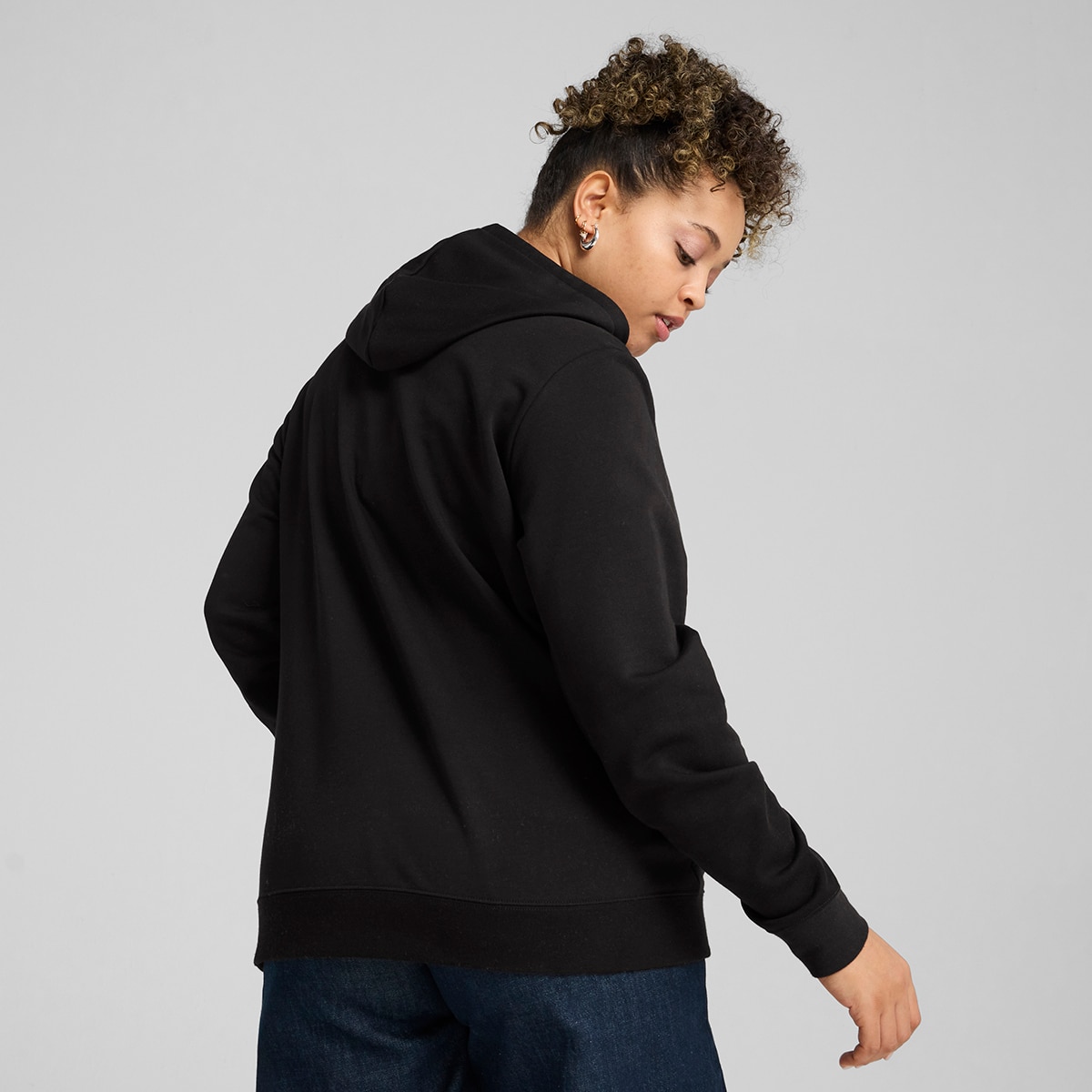 Sweatshirt de Mulher ESS No. 1 Logo Hoodie TR Preto-2
