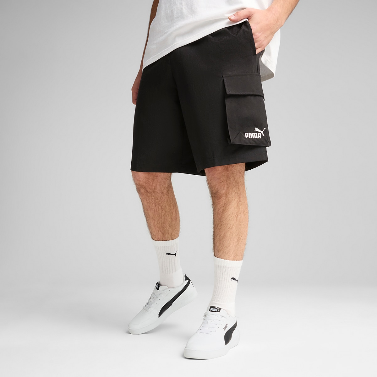 Imagem 0 de Calções de Homem ESS No. 1 Logo Woven Cargo Shorts 9"