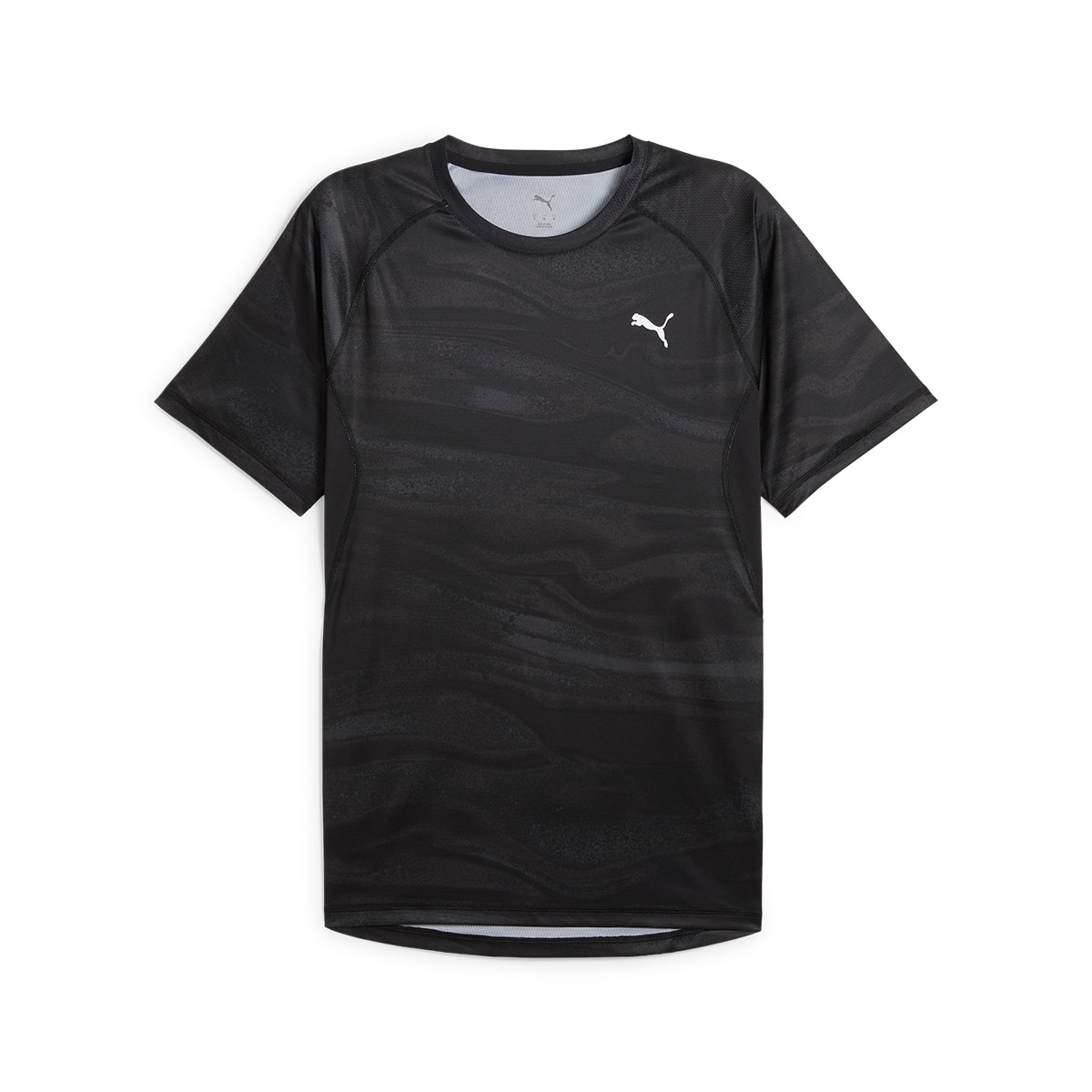 T-shirt de Homem M Run Velocity AOP Tee (Poly) Preto-4