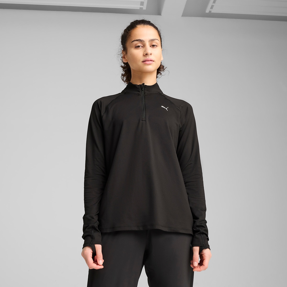 Imagem 0 de Sweatshirt de Mulher W Run Velocity Cloudspun 1/4 ZIP