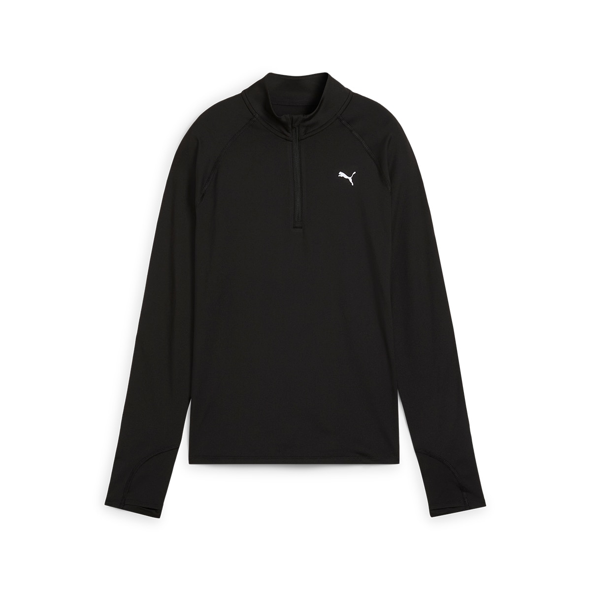 Sweatshirt de Mulher W Run Velocity Cloudspun 1/4 ZIP Preto-6