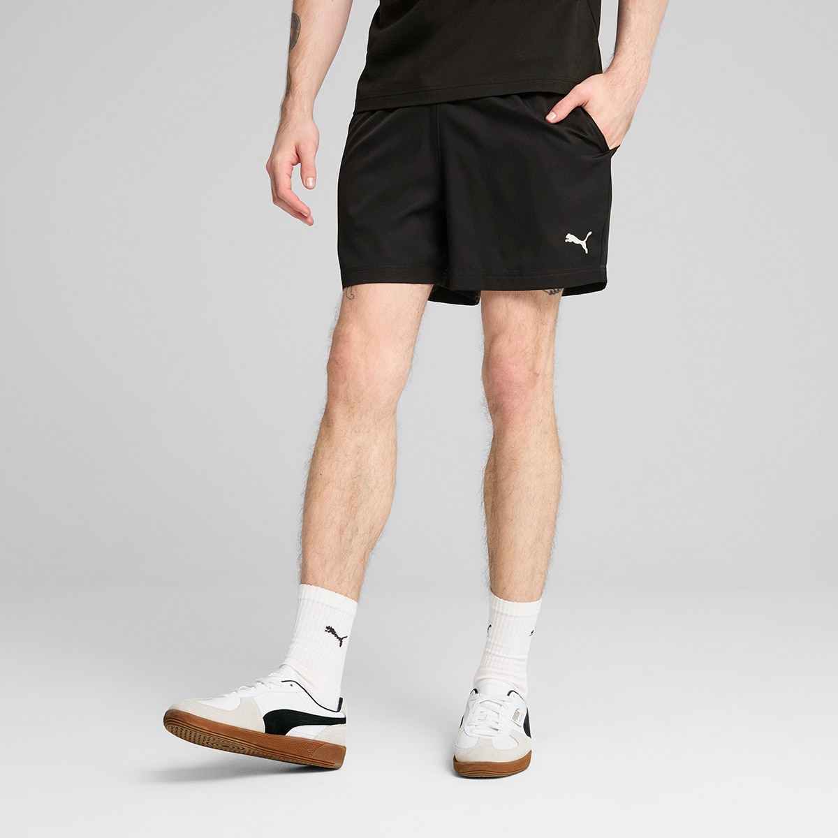 Calções de Homem ESS Woven Shorts 5" Preto-2