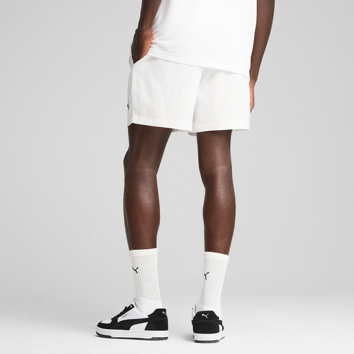 Calções de Homem ESS Woven Shorts 5" Branco-2