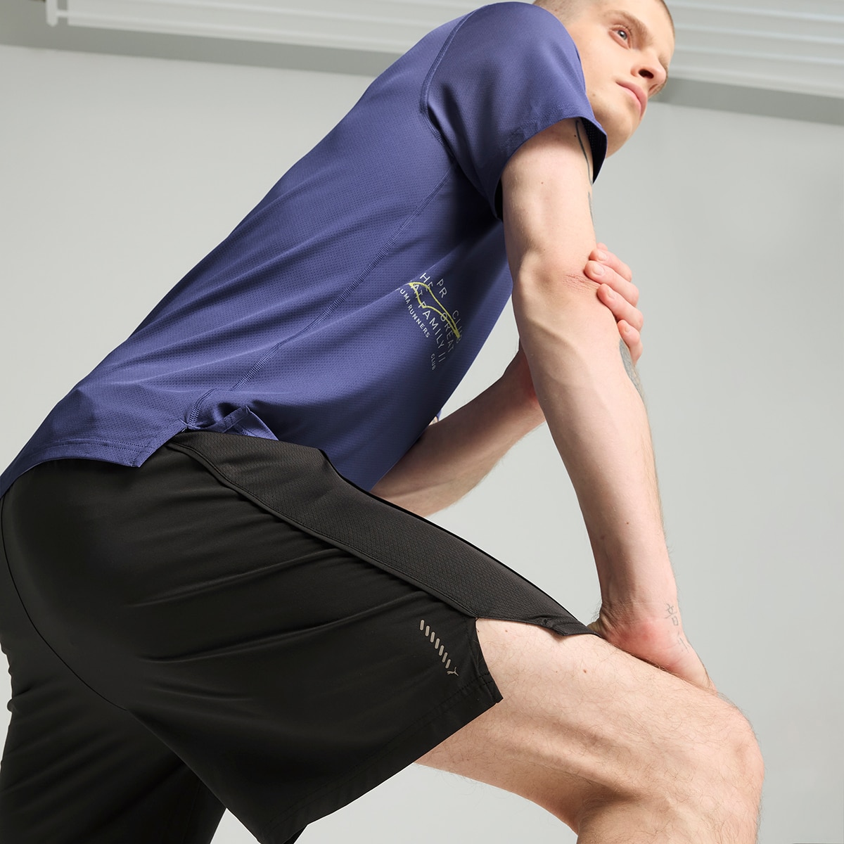 Calções de Homem M Run Velocity 7" SHORT Preto-3