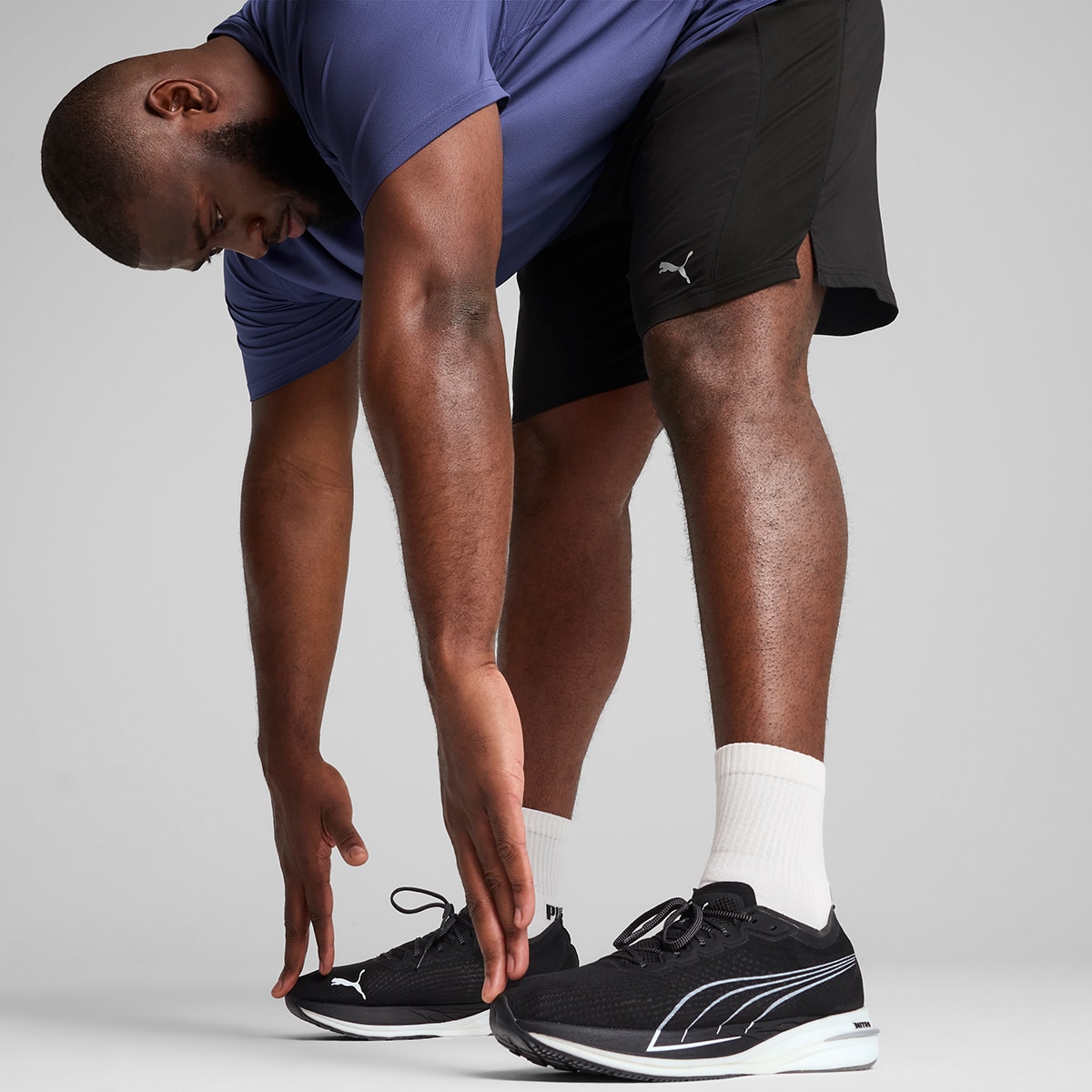 Calções de Homem M Run Velocity 7" SHORT Preto-4