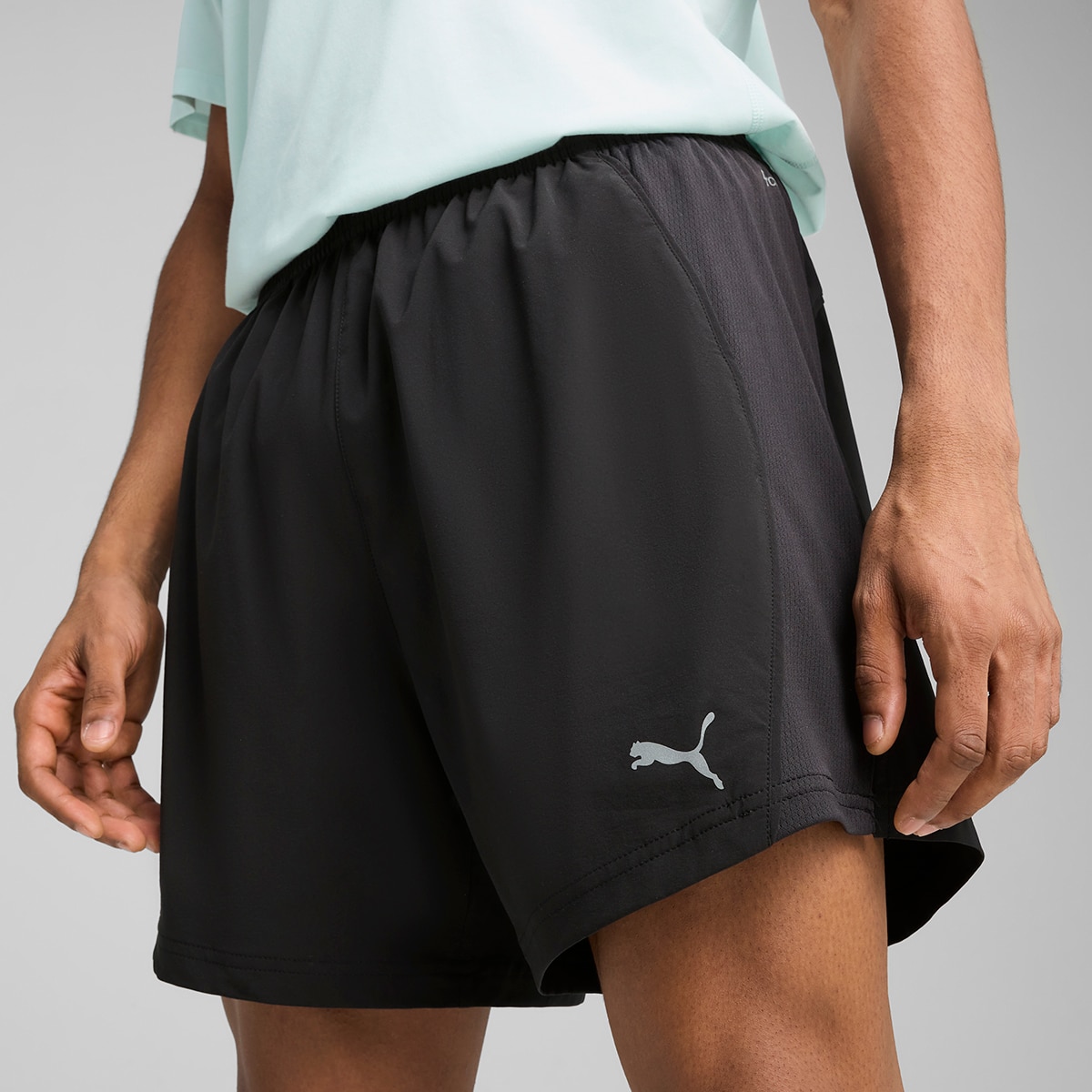 Calções de Homem M Run Velocity 5" SHORT Preto-4