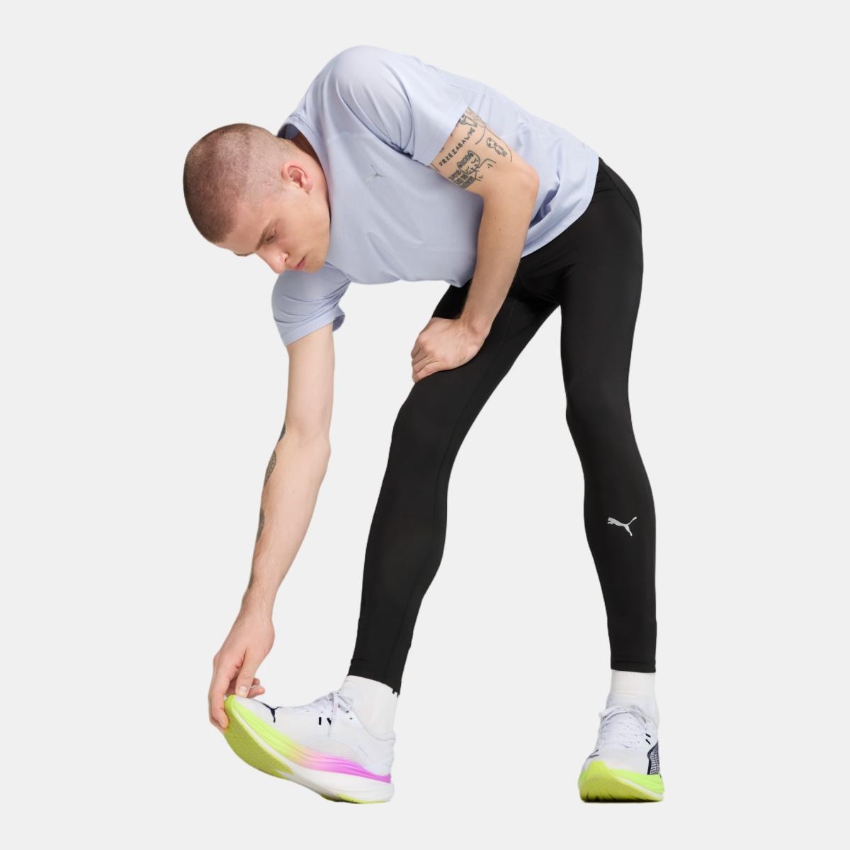 Leggings de Homem M Run Velocity Long Tight Preto-3
