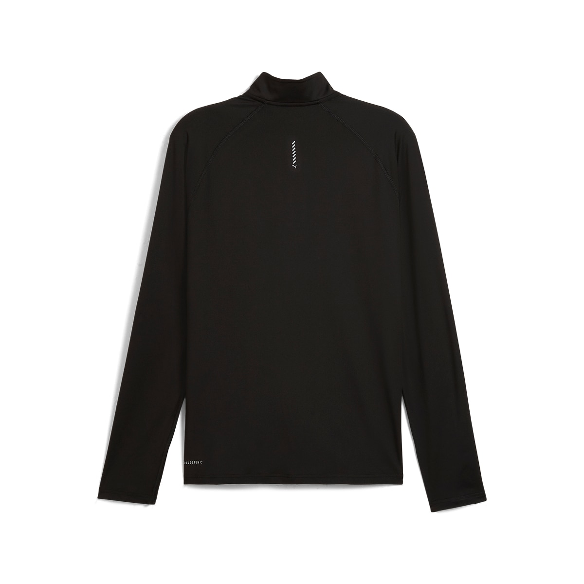 Sweatshirt de Homem M Run Velocity Cloudspun 1/4 ZIP Preto-7