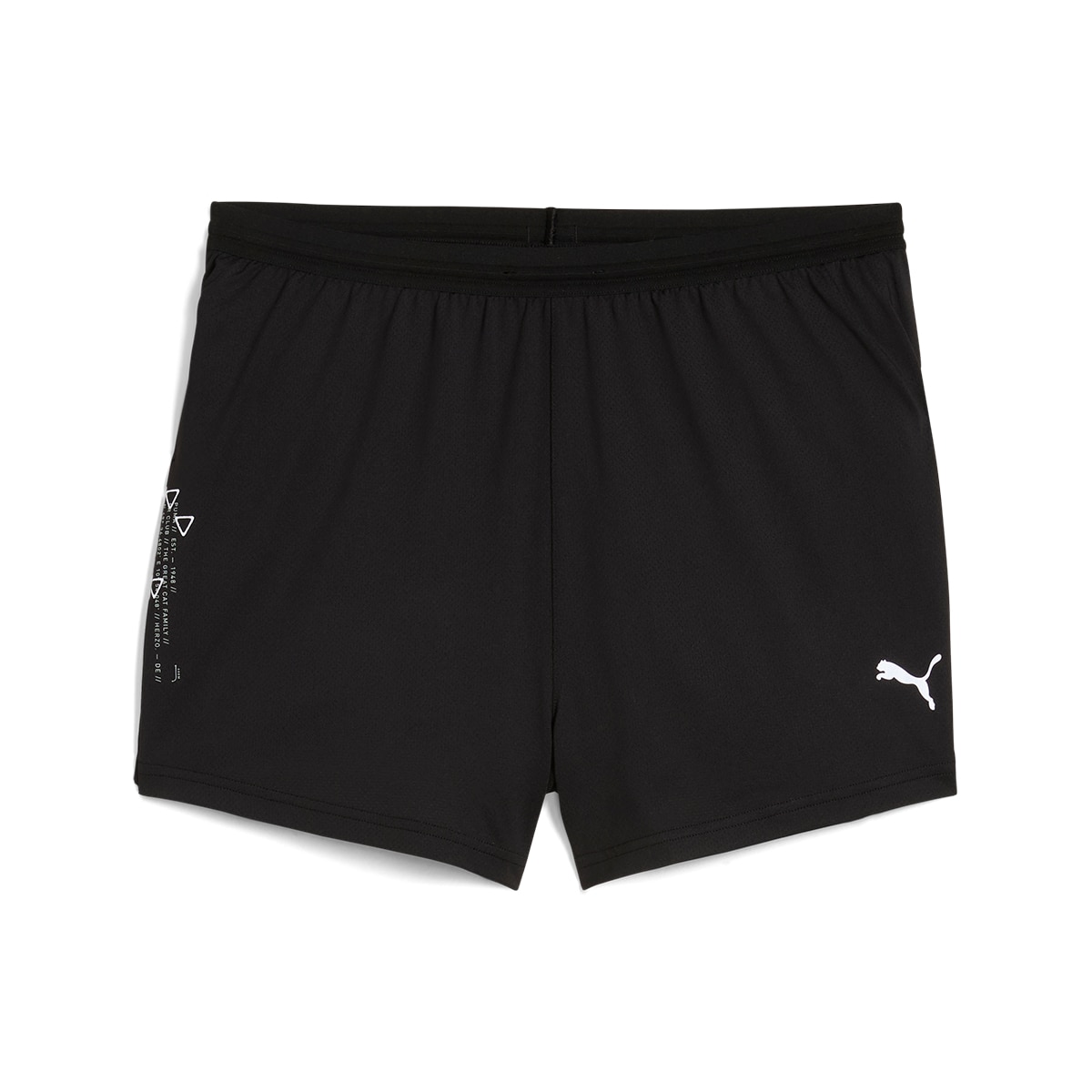 Calções de Homem M Run Knit 3" Split Short Preto-6