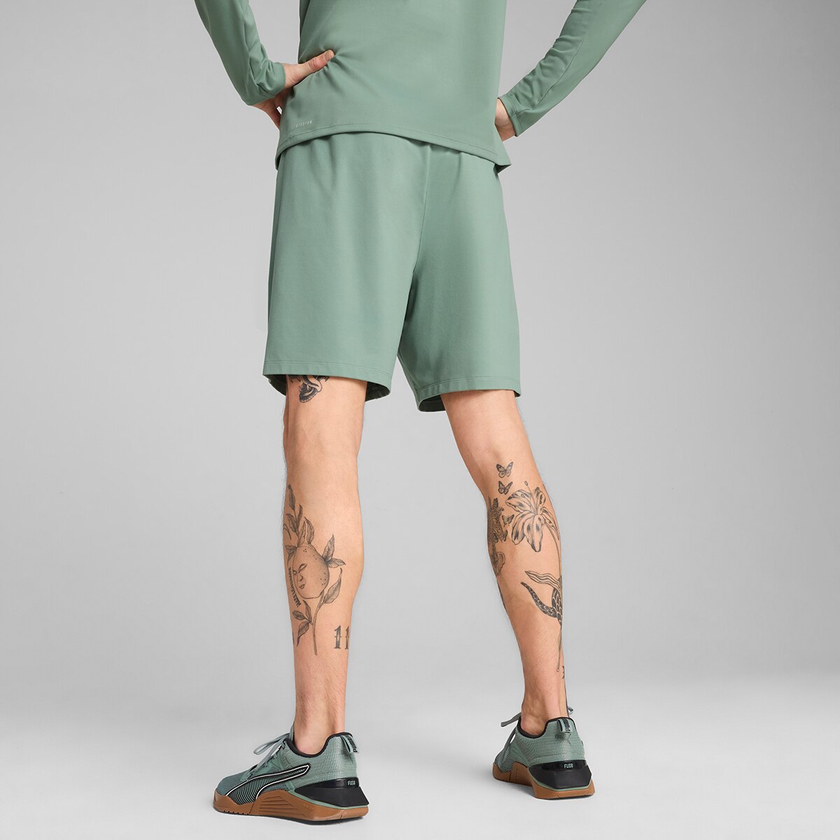 Calções de Homem M Cloudspun 7" Knit Short Verde-2