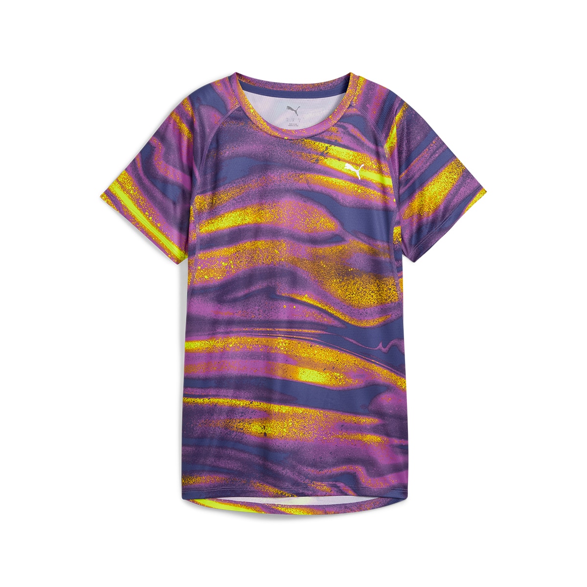 T-shirt de Mulher W Run Velocity AOP Tee (Poly) Roxo-4