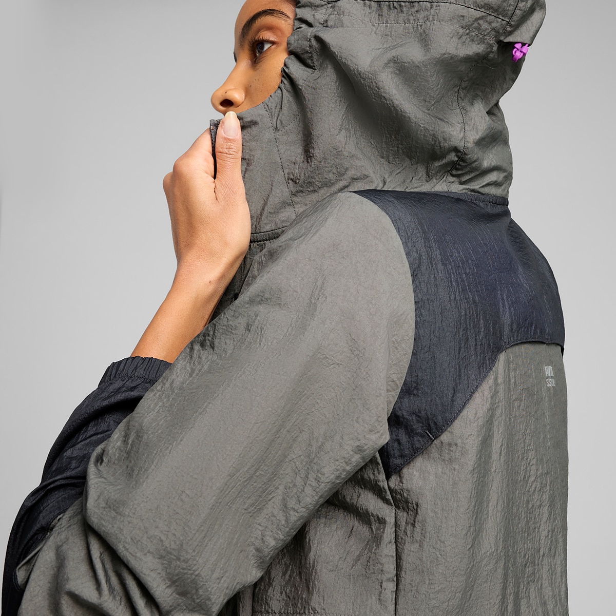 Casaco de Mulher W Seasons Windcell Jacket Cinzento-3