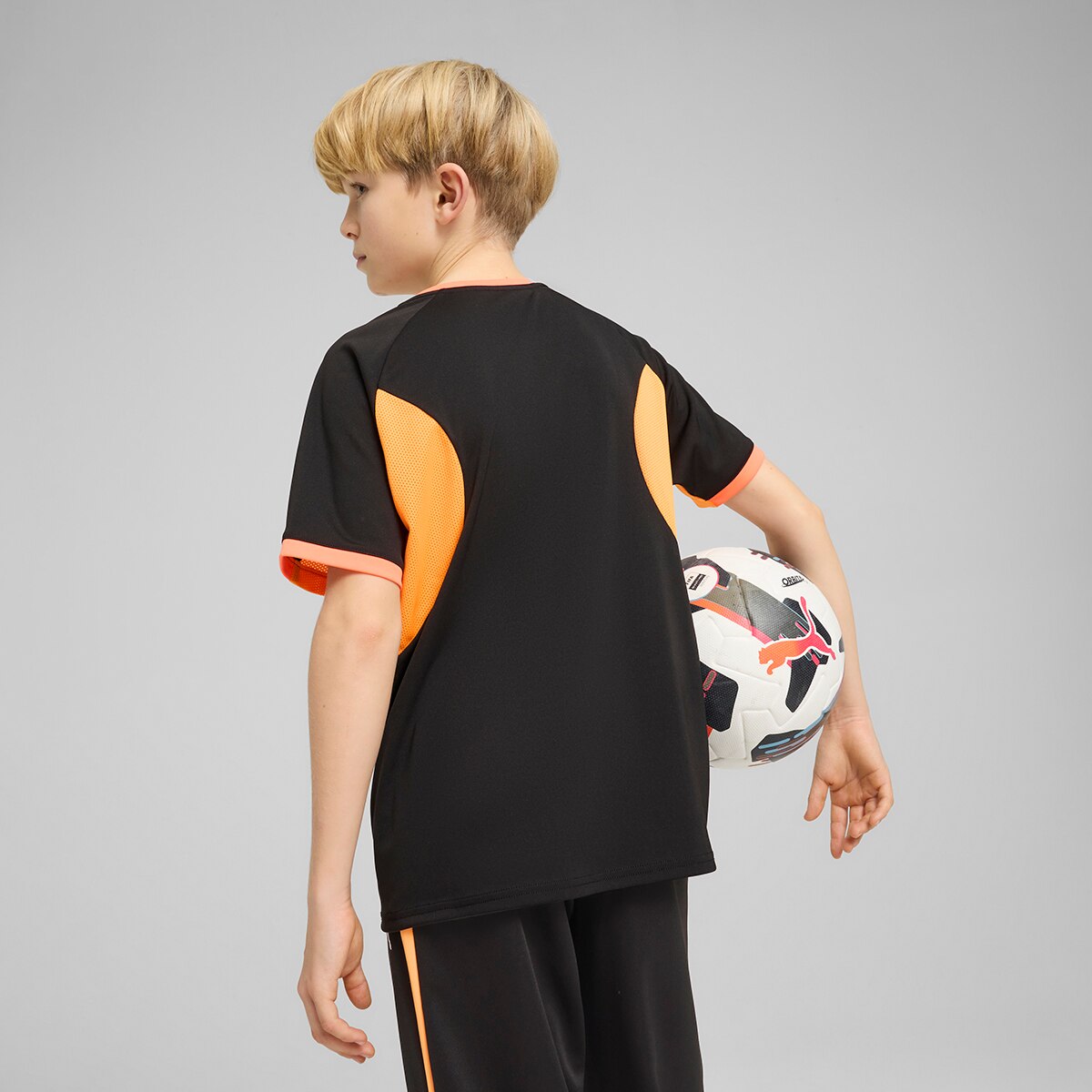 T-shirt de Criança individualLIGA Graphic Jersey jr Preto-2