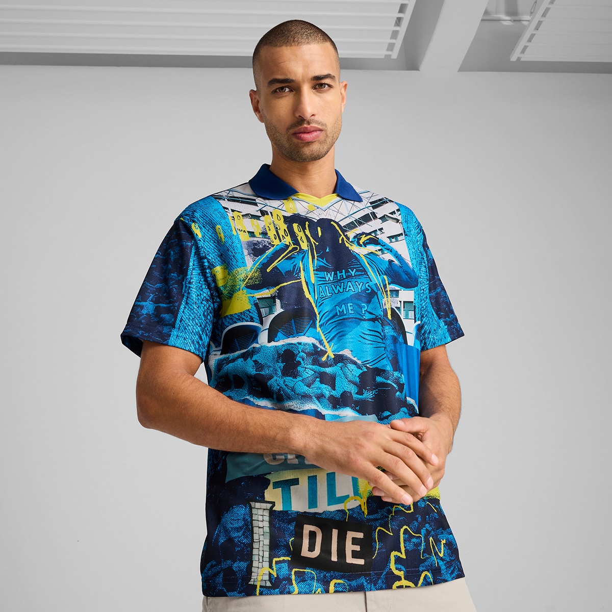 Imagem 0 de T-shirt de Homem MCFC ftblNRGY+ Retro Jersey