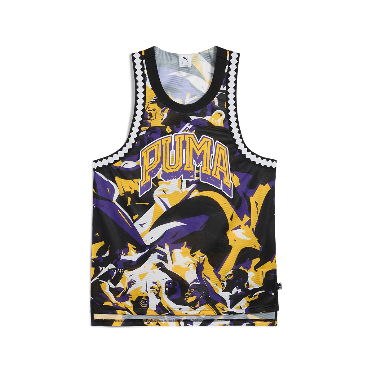 T-shirt sem Mangas de Homem Rival Rage AOP Mesh Tank Roxo-4