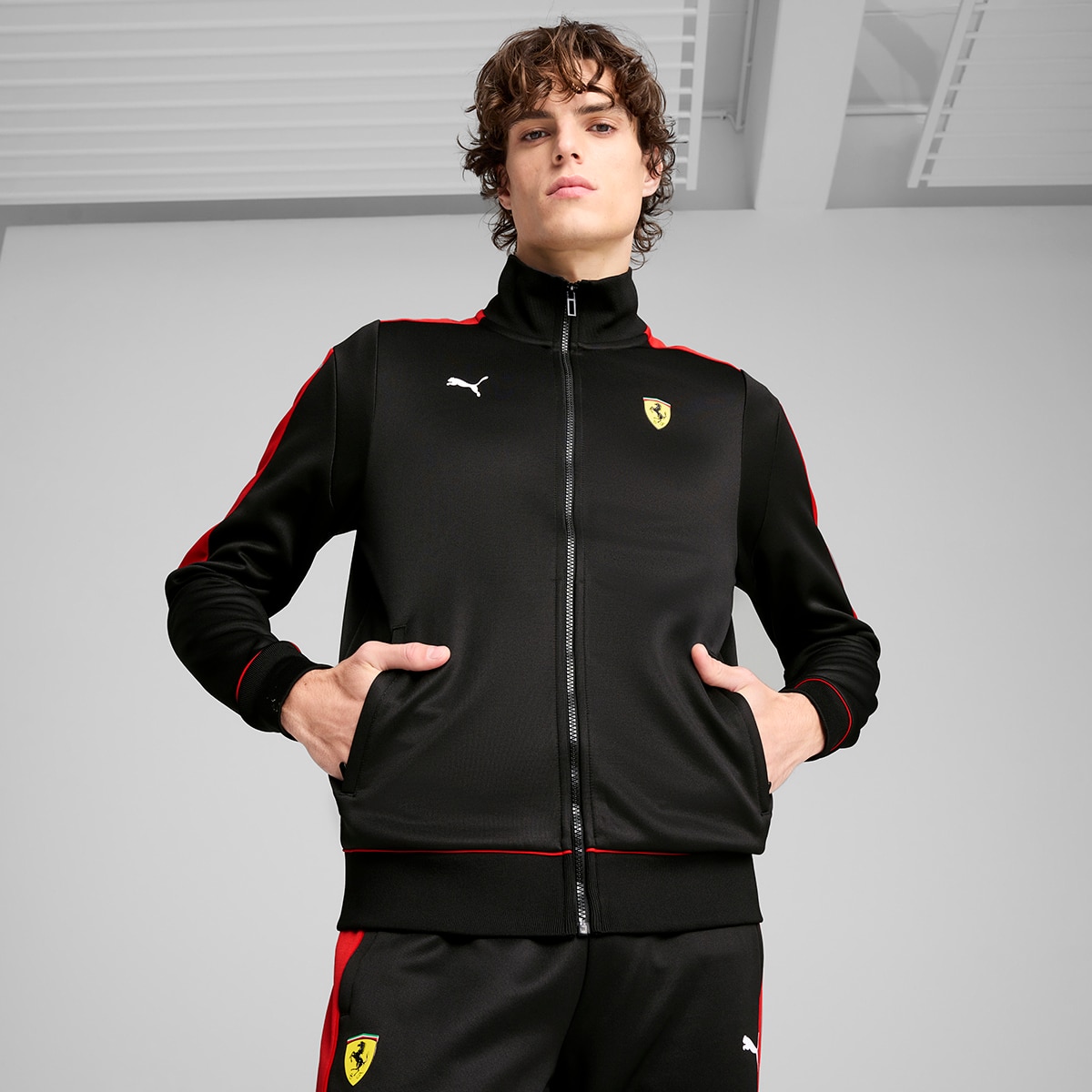 Casaco de Homem Ferrari Race MT7 Jacket Preto-1