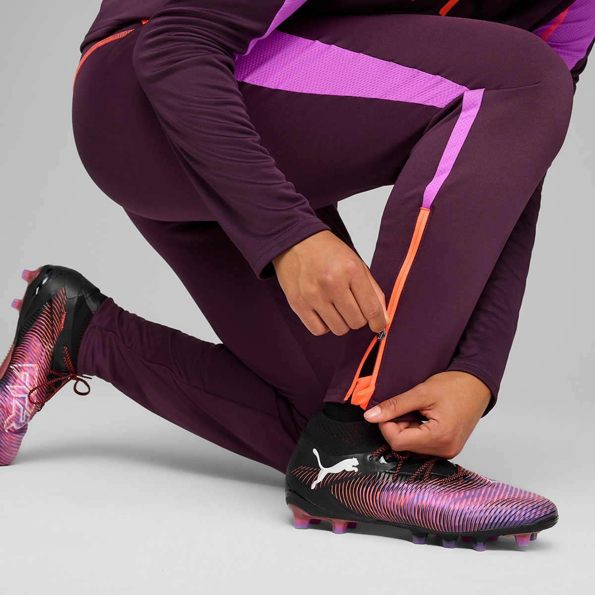 Calças de Mulher individualBLAZE Training Pants Roxo-3