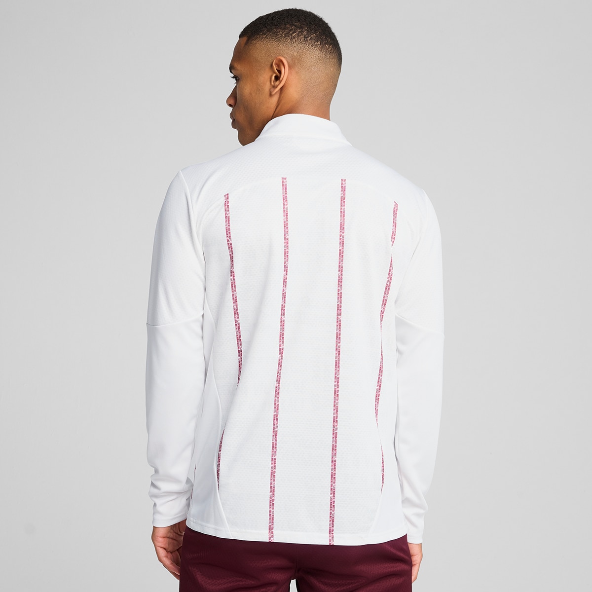 Casaco de Homem MCFC Prematch 1/4 Zip Top Branco-2