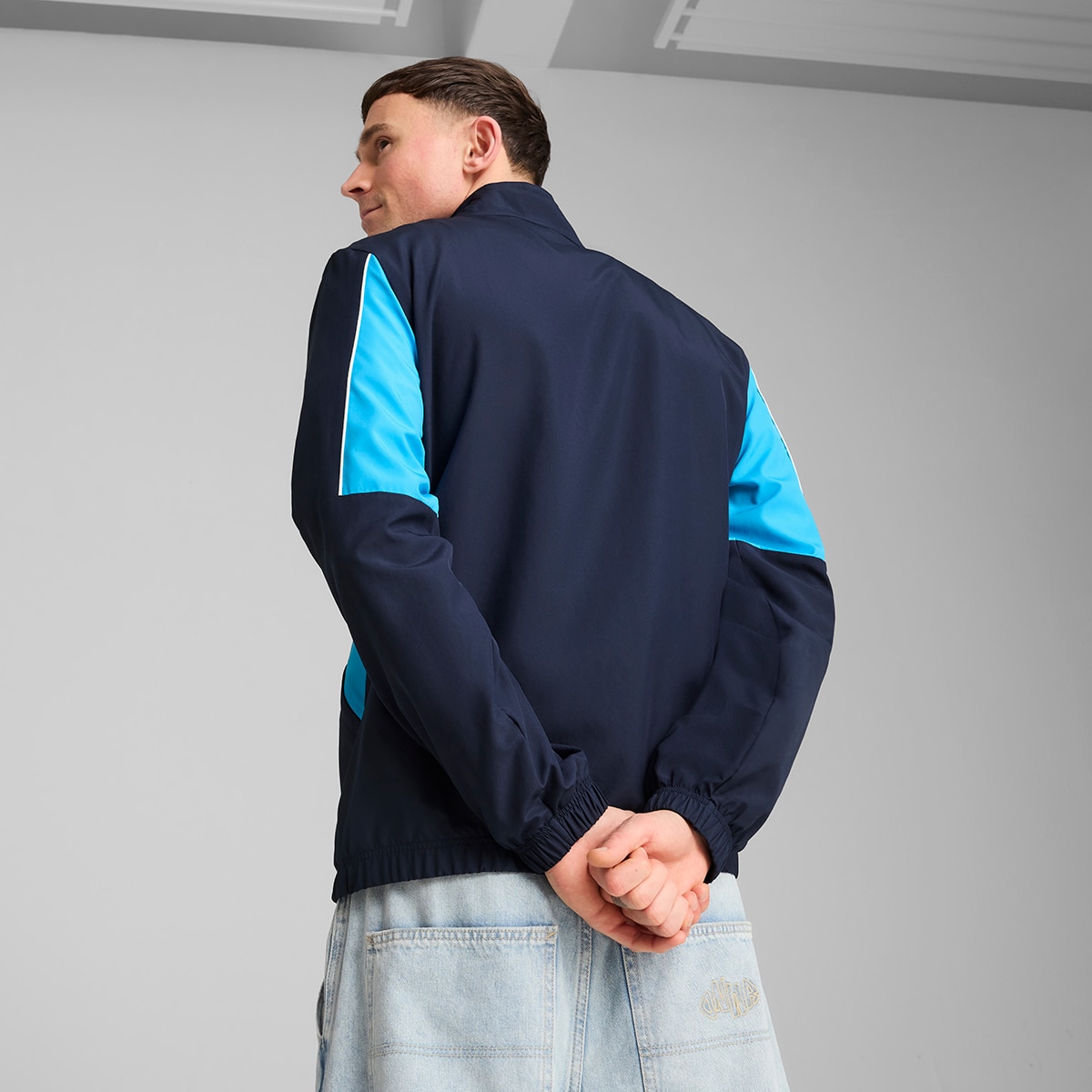 Casaco de Homem MCFC ftblARCHIVE Jacket Azul-2
