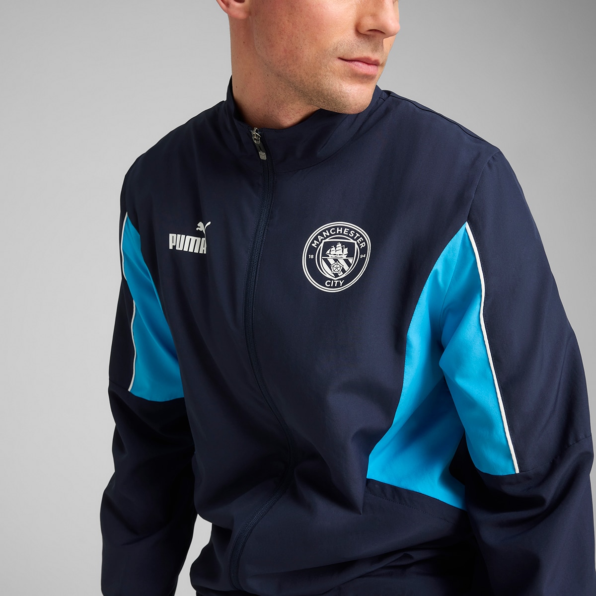 Casaco de Homem MCFC ftblARCHIVE Jacket Azul-3