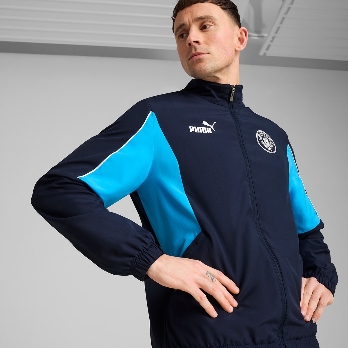 Casaco de Homem MCFC ftblARCHIVE Jacket Azul-4