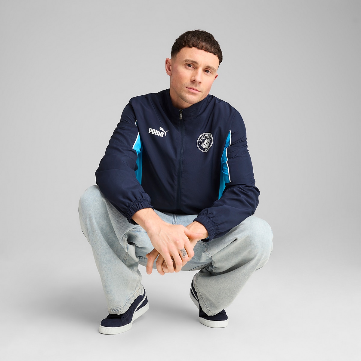 Casaco de Homem MCFC ftblARCHIVE Jacket Azul-5