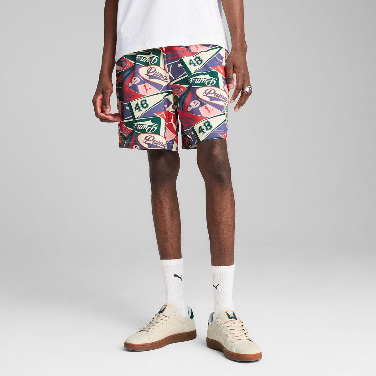 Calções de Homem Sports Legacy AOP Relaxed Shorts 6'' WV Azul-1