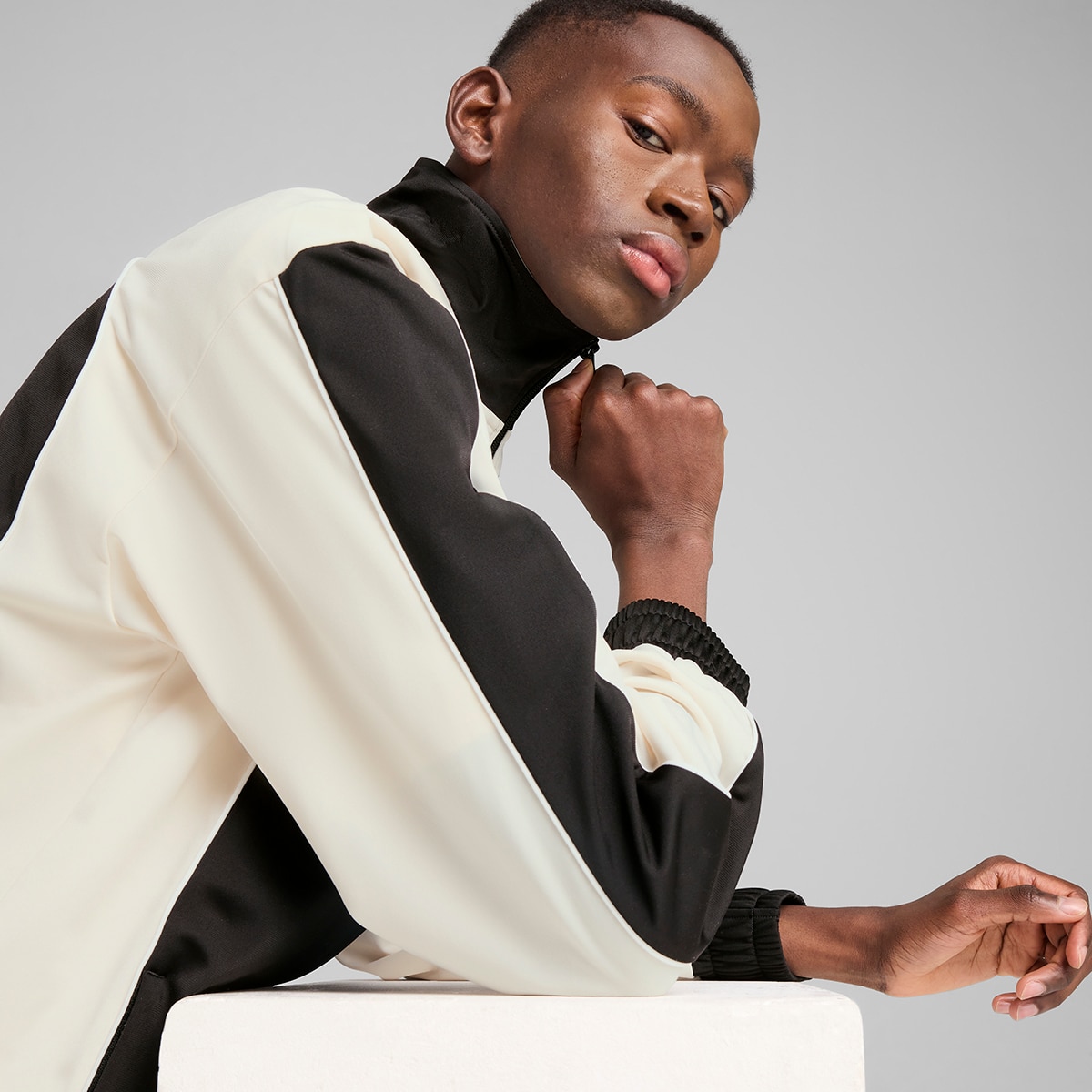 Casaco de Homem Future.Archive Relaxed Track Jacket Preto-3
