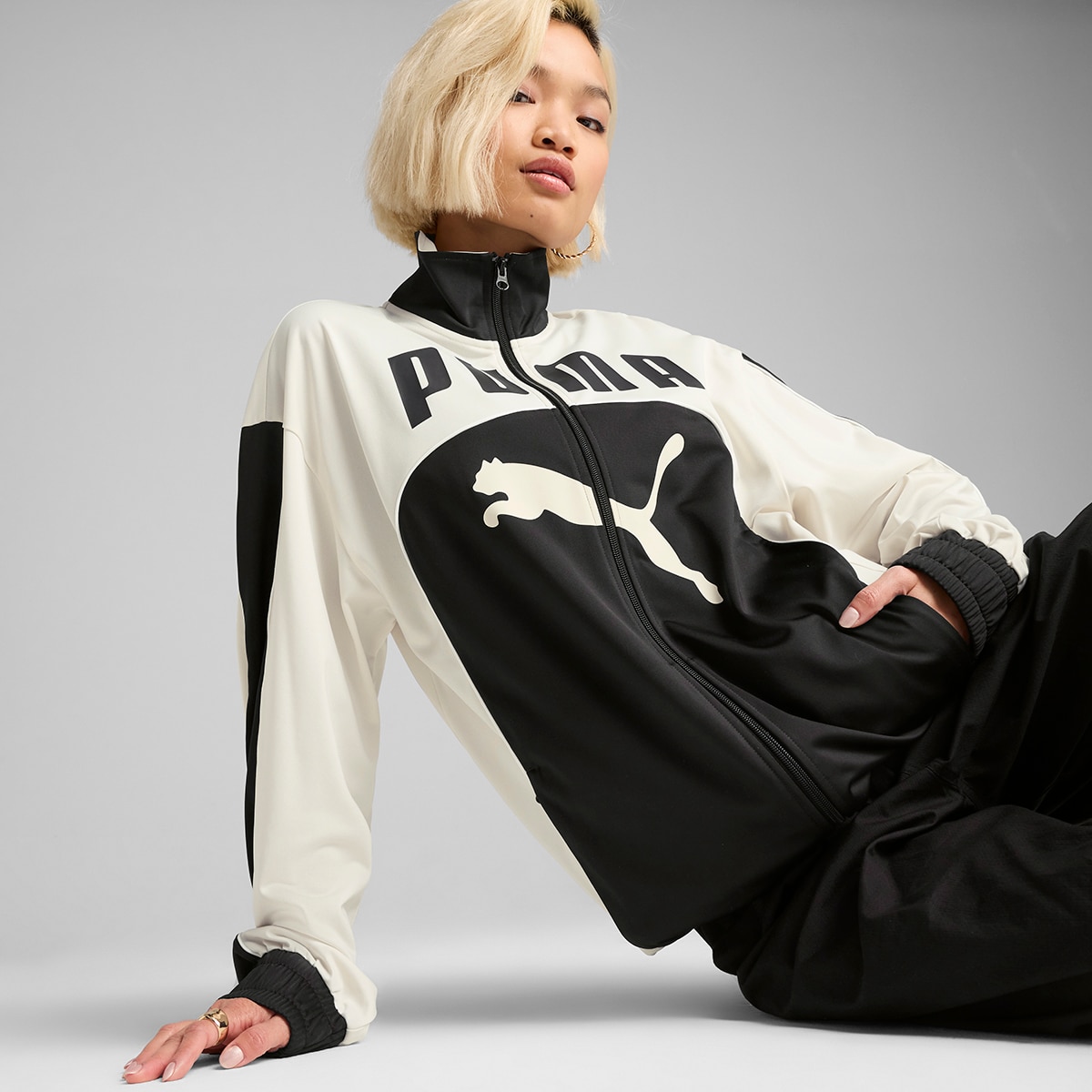 Casaco de Homem Future.Archive Relaxed Track Jacket Preto-4