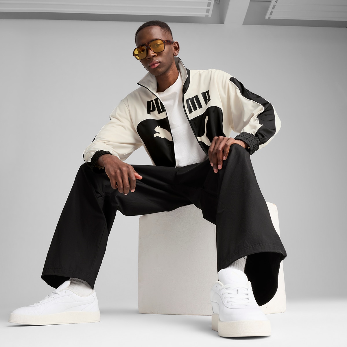 Casaco de Homem Future.Archive Relaxed Track Jacket Preto-5