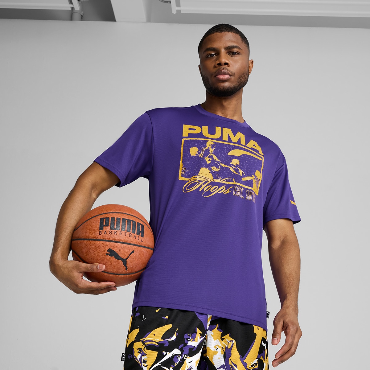 T-shirt de Homem Rival Rage Tee 1 Roxo-1
