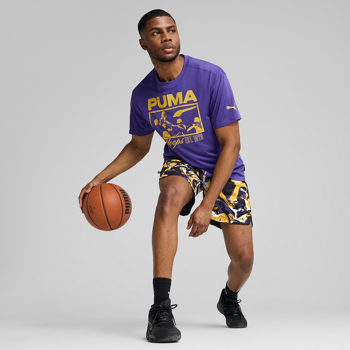 T-shirt de Homem Rival Rage Tee 1 Roxo-3
