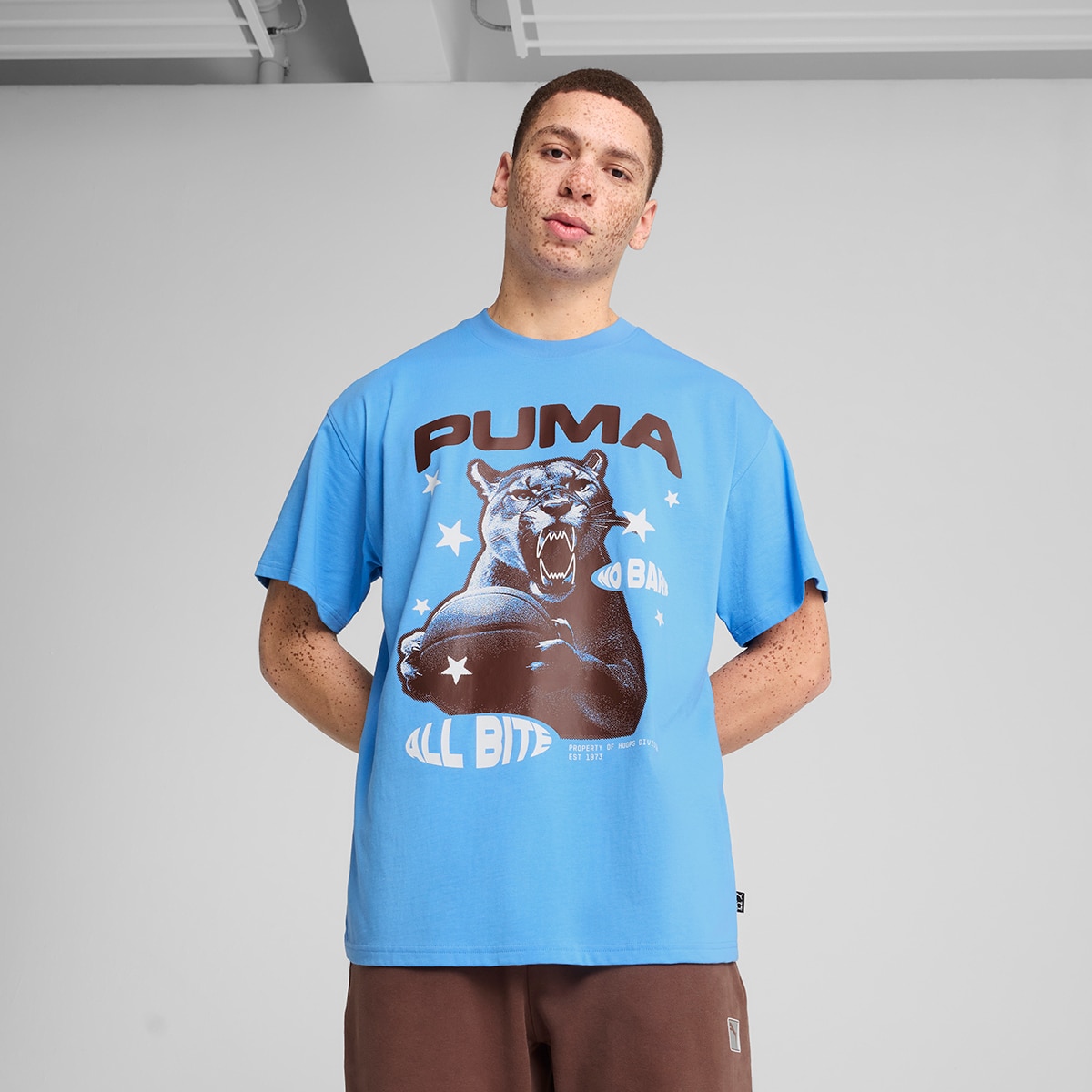 T-shirt de Homem All Bite Tee Azul-1