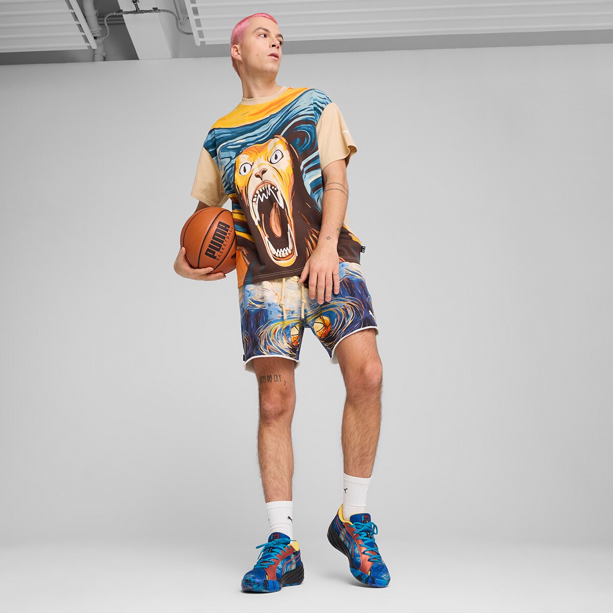 T-shirt de Homem Dylan Exhibit Tee II Castanho-5