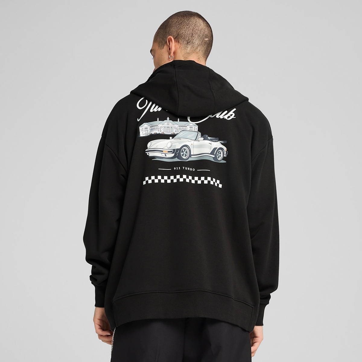 Sweatshirt de Homem PL Graphic Hoodie Preto-2