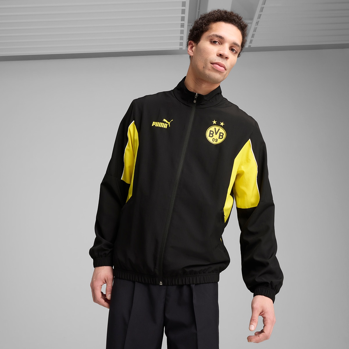 Casaco de Homem BVB ftblARCHIVE Jacket Preto-1