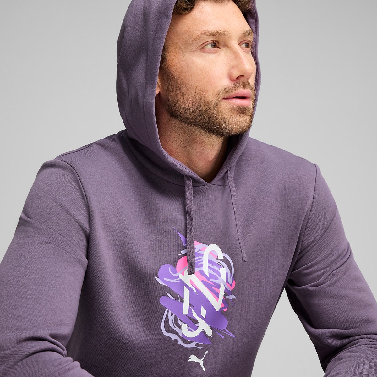 Sweatshirt de Homem Neymar JR Creativity Hoodie Roxo-4