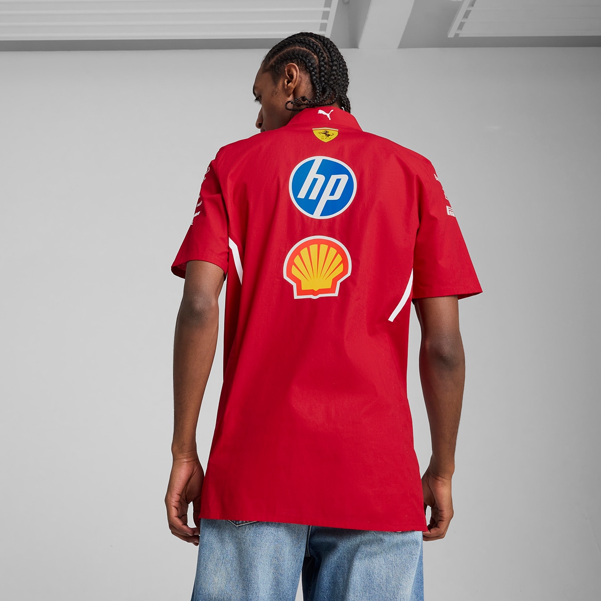 T-shirt de Homem Scuderia Ferrari Team Vermelho-2