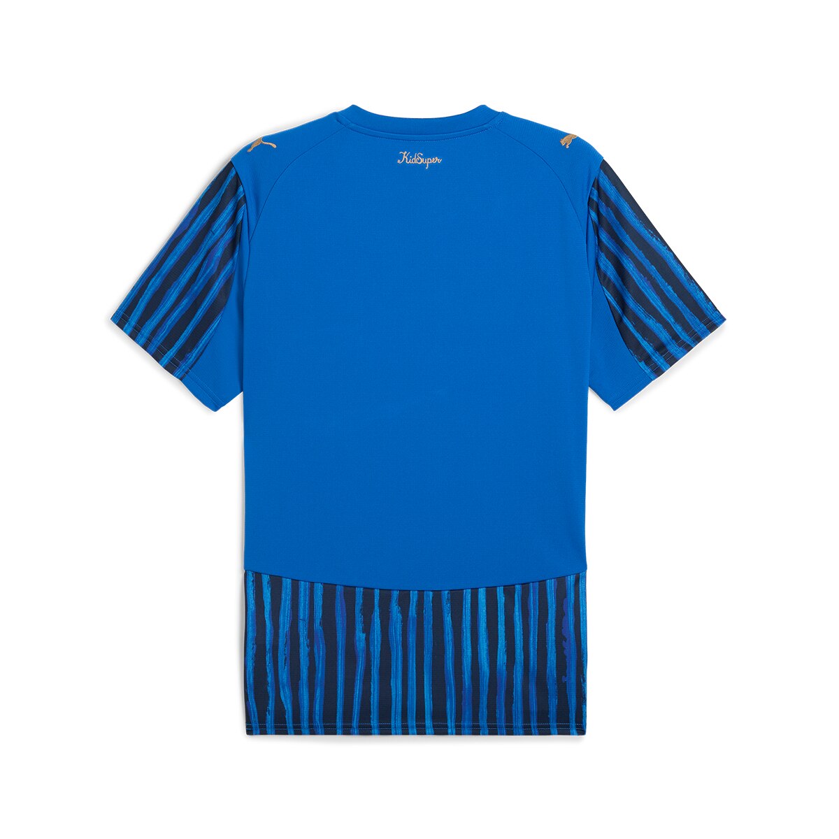 T-shirt de Futebol de Homem Kidsuper AHSFC Jersey Réplica Azul-7