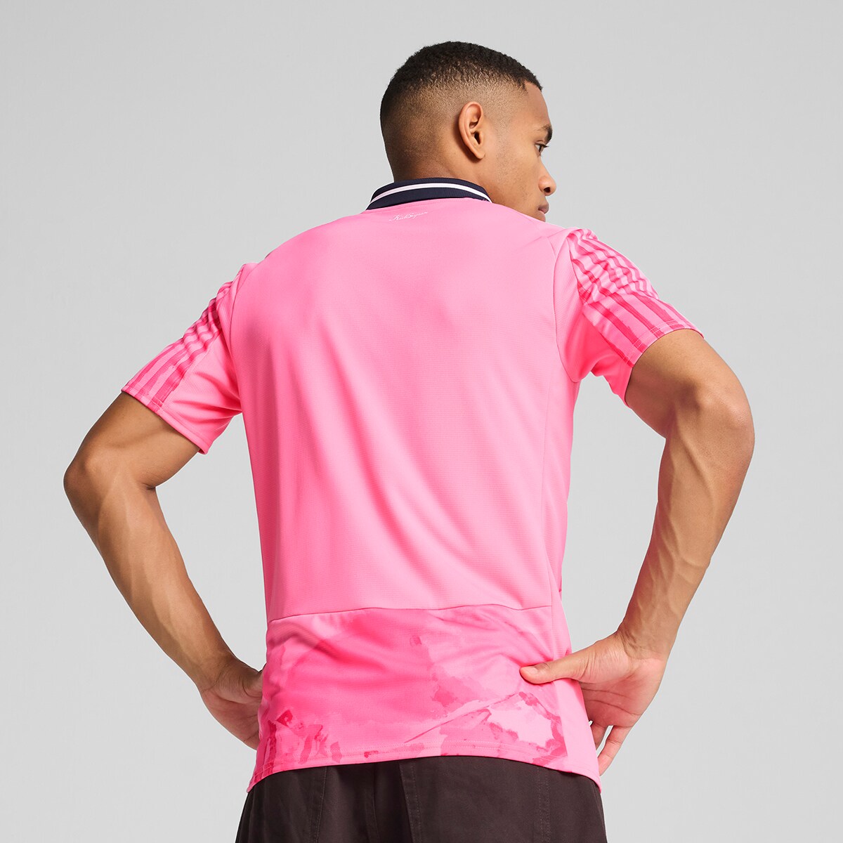 T-shirt de Futebol de Homem Kidsuper MTY Jersey Réplica Rosa-2