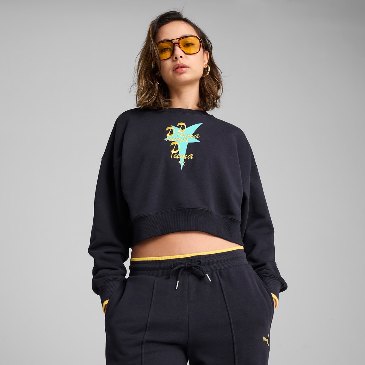 Imagem 0 de Sweatshirt de Mulher Road To Unity Oversized Graphic Crew TR