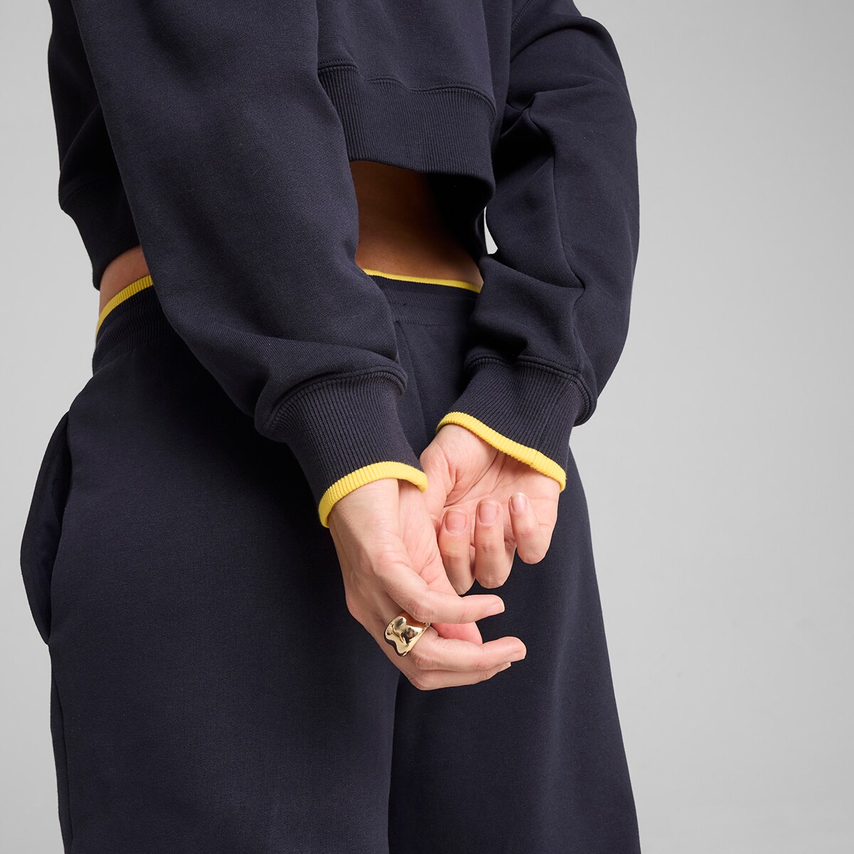 Sweatshirt de Mulher Road To Unity Oversized Graphic Crew TR Azul-3