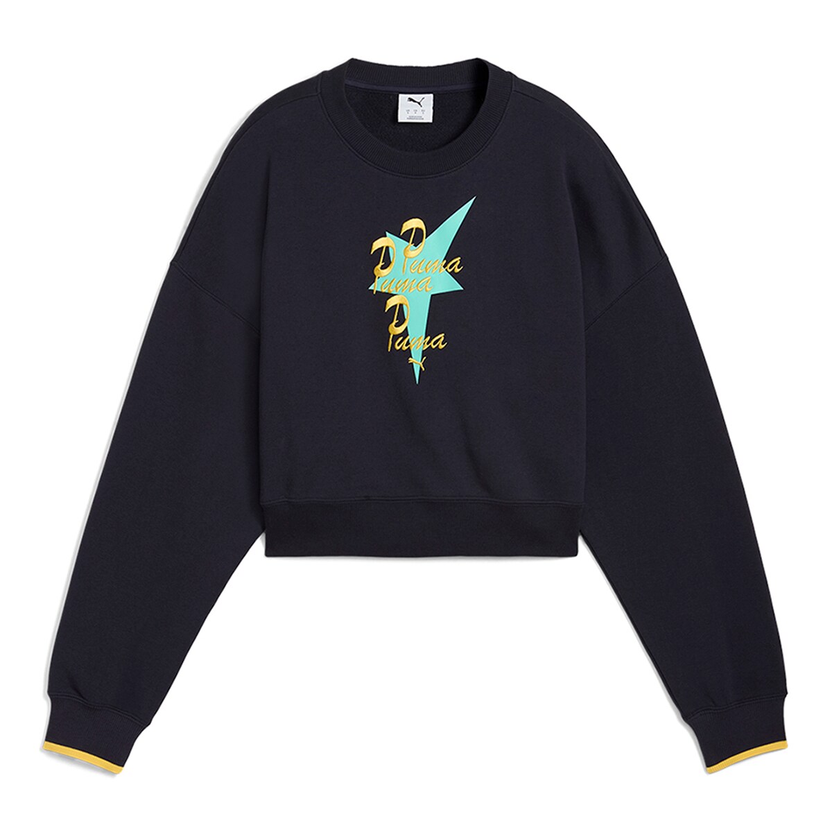 Sweatshirt de Mulher Road To Unity Oversized Graphic Crew TR Azul-6