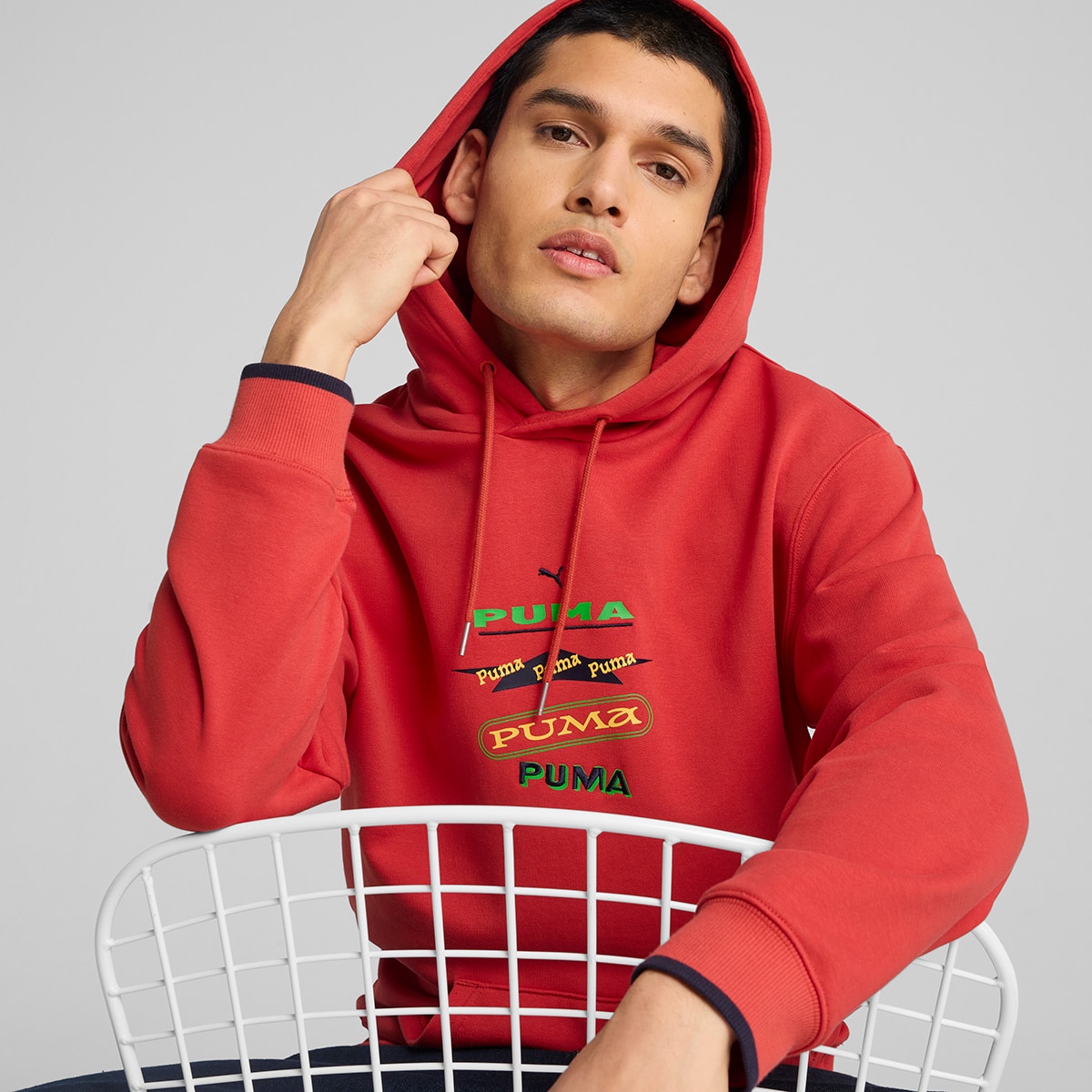 Sweatshirt de Homem Road To Unity Graphic Hoodie TR Vermelho-4