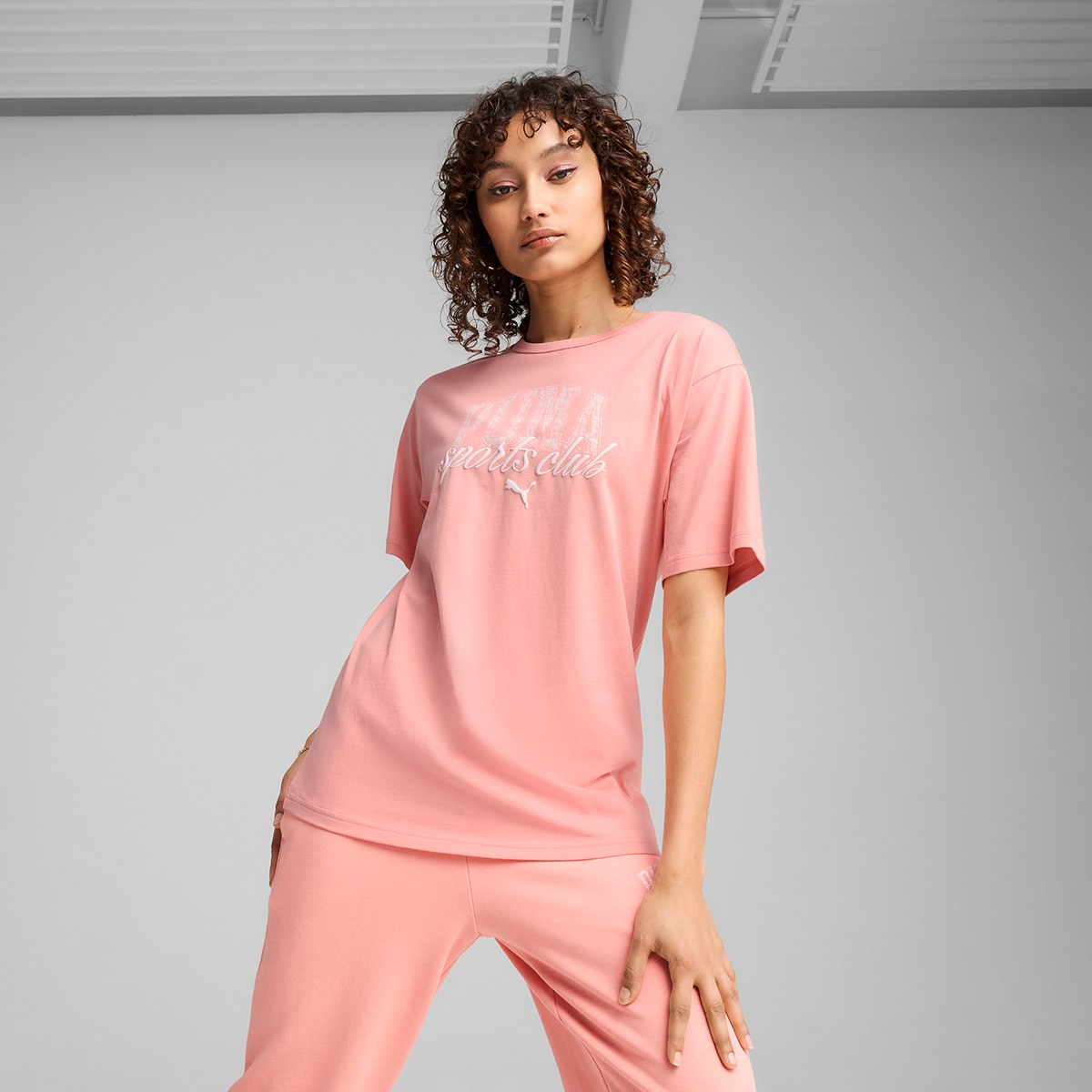 T-shirt de Mulher Class Relaxed Tee Rosa-1