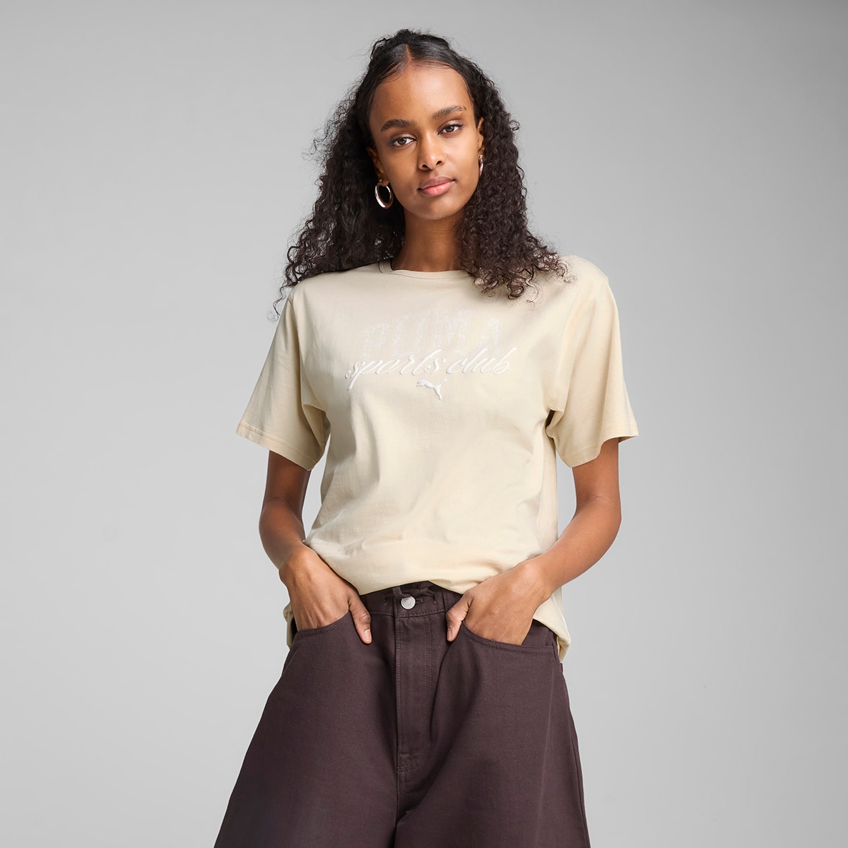 T-shirt de Mulher Class Relaxed Tee Branco-1