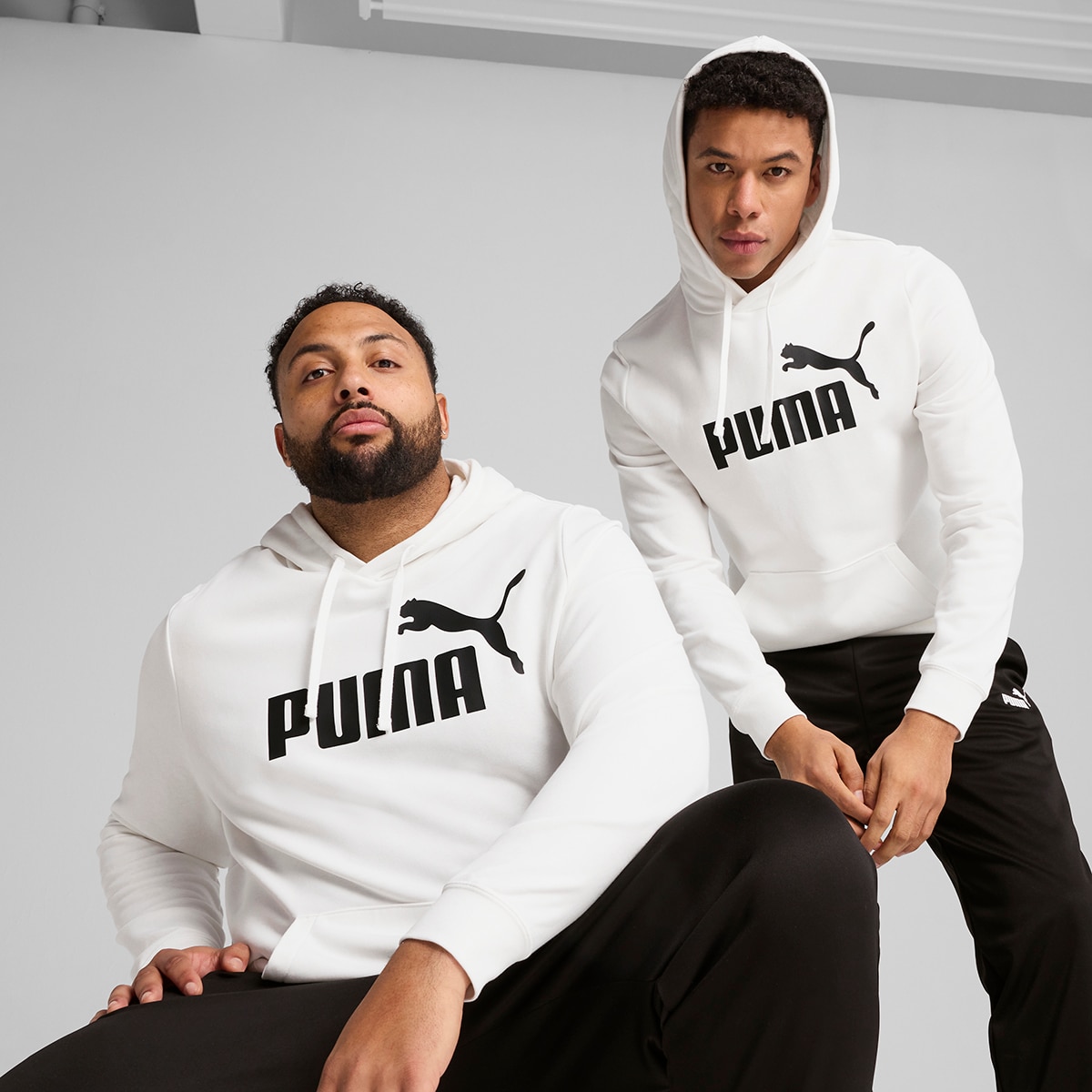 Sweatshirt de Homem ESS No. 1 Logo Hoodie TR Branco-1