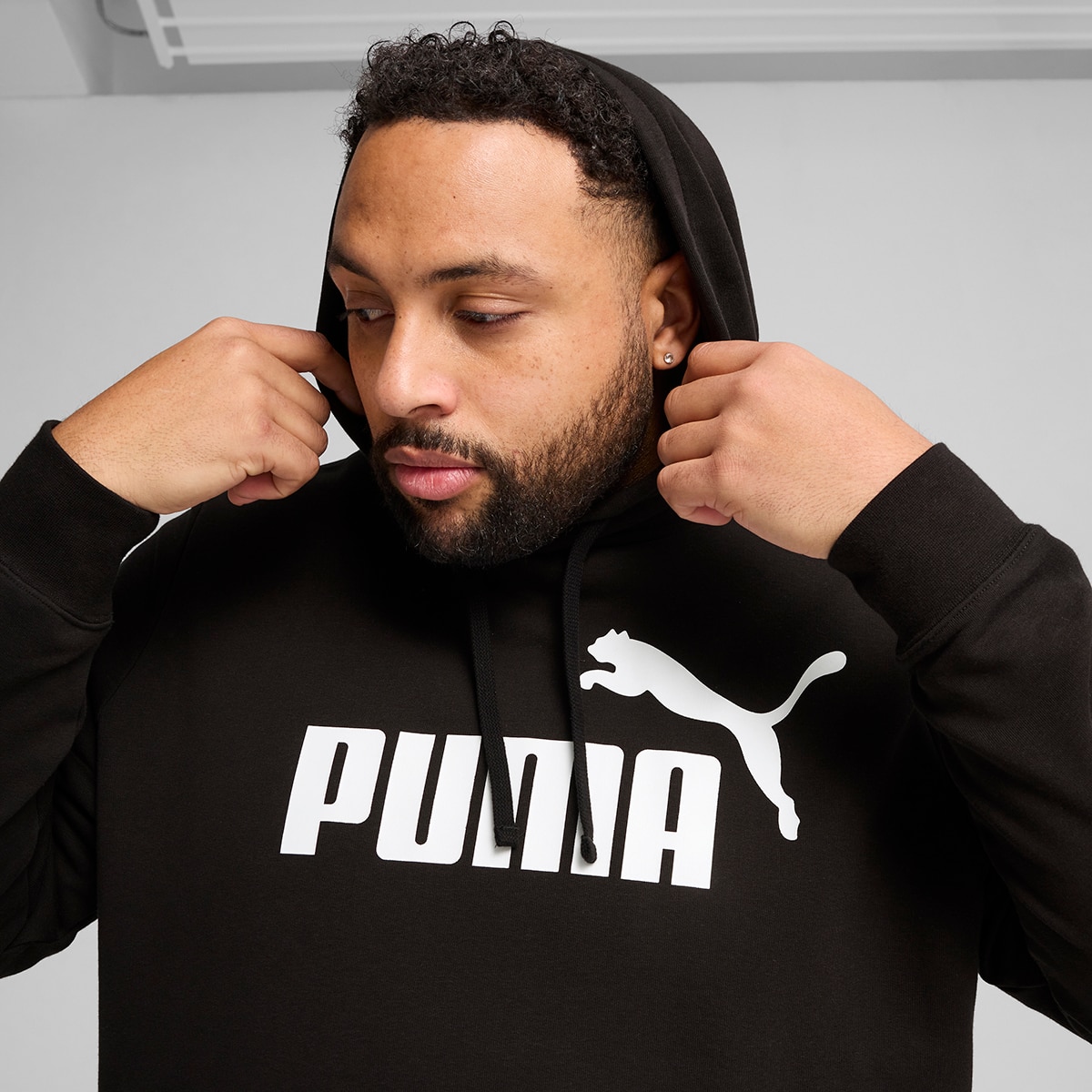 Sweatshirt de Homem ESS No. 1 Logo Hoodie TR Preto-3